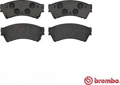 Brembo P 49 039 - Bremžu uzliku kompl., Disku bremzes www.autospares.lv