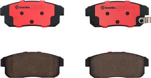 Brembo P49035N - Bremžu uzliku kompl., Disku bremzes www.autospares.lv