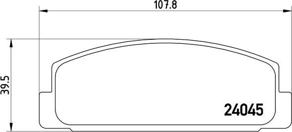 Brembo P 49 036 - Bremžu uzliku kompl., Disku bremzes www.autospares.lv