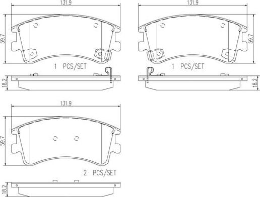 Brembo P49032N - Bremžu uzliku kompl., Disku bremzes autospares.lv