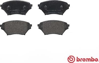 Brembo P 49 029 - Bremžu uzliku kompl., Disku bremzes www.autospares.lv