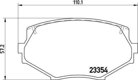 Brembo P 49 020 - Bremžu uzliku kompl., Disku bremzes www.autospares.lv