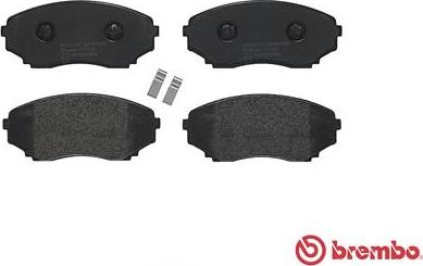 Brembo P 49 028 - Bremžu uzliku kompl., Disku bremzes www.autospares.lv