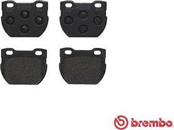 Brembo P 44 006 - Bremžu uzliku kompl., Disku bremzes www.autospares.lv