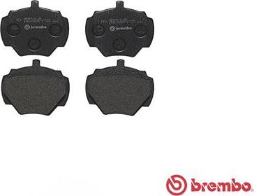 Brembo P 44 001 - Тормозные колодки, дисковые, комплект www.autospares.lv