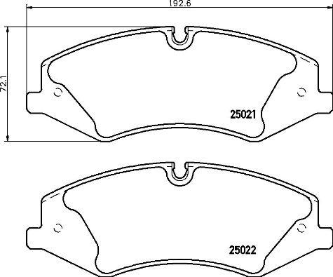 Brembo P 44 024 - Bremžu uzliku kompl., Disku bremzes www.autospares.lv