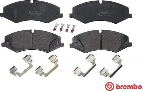 Brembo P 44 024 - Bremžu uzliku kompl., Disku bremzes www.autospares.lv