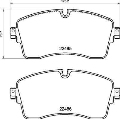 Brembo P 44 028 - Bremžu uzliku kompl., Disku bremzes www.autospares.lv