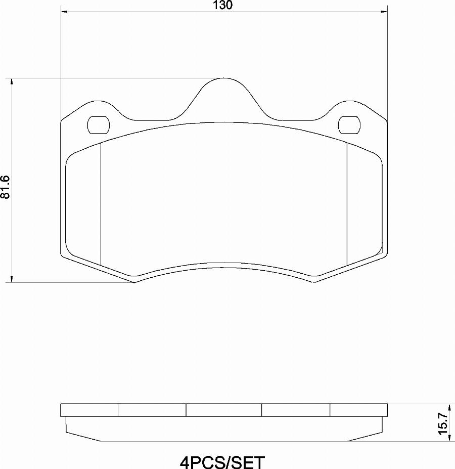 Brembo P47001N - Bremžu uzliku kompl., Disku bremzes www.autospares.lv