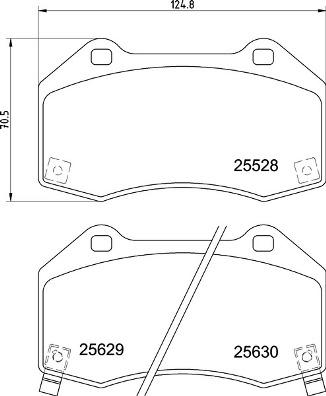 Brembo P 59 094 - Brake Pad Set, disc brake www.autospares.lv