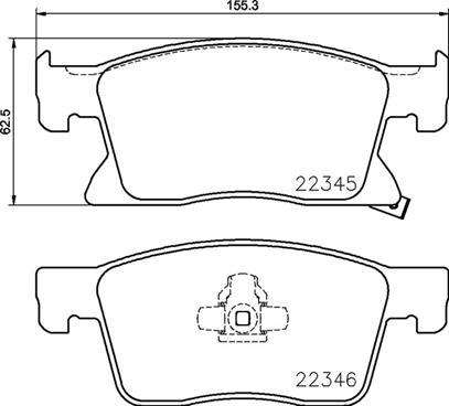 Brembo P59091N - Bremžu uzliku kompl., Disku bremzes www.autospares.lv