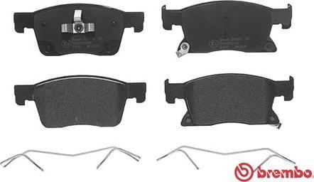 Brembo P 59 091 - Bremžu uzliku kompl., Disku bremzes www.autospares.lv