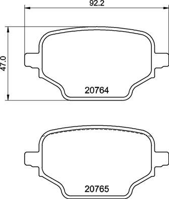 Brembo P 59 098 - Bremžu uzliku kompl., Disku bremzes www.autospares.lv