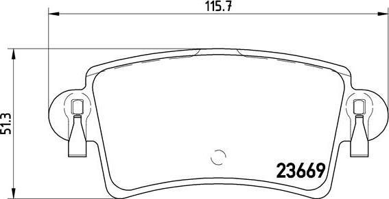 Brembo P 59 040 - Тормозные колодки, дисковые, комплект www.autospares.lv