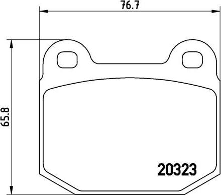 Brembo P 59 004 - Brake Pad Set, disc brake www.autospares.lv