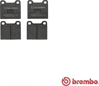 Brembo P 59 001 - Brake Pad Set, disc brake www.autospares.lv