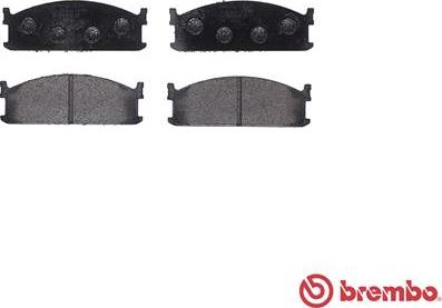 Brembo P 59 008 - Bremžu uzliku kompl., Disku bremzes www.autospares.lv