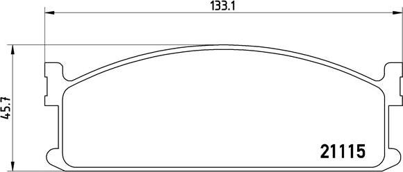 Brembo P 59 008 - Bremžu uzliku kompl., Disku bremzes www.autospares.lv