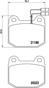 Brembo P 59 003 - Bremžu uzliku kompl., Disku bremzes www.autospares.lv