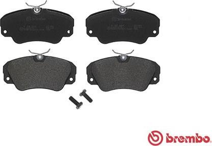 Brembo P 59 016 - Brake Pad Set, disc brake www.autospares.lv