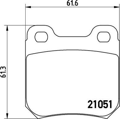 Brembo P 59 010 - Тормозные колодки, дисковые, комплект www.autospares.lv