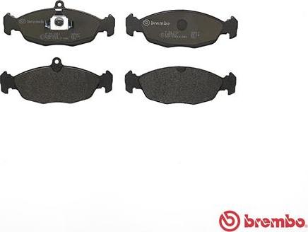 Brembo P 59 011 - Brake Pad Set, disc brake www.autospares.lv