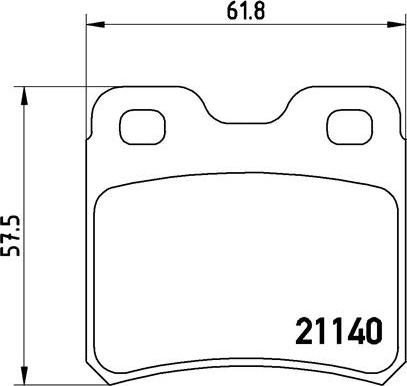 Brembo P 59 018 - Bremžu uzliku kompl., Disku bremzes autospares.lv