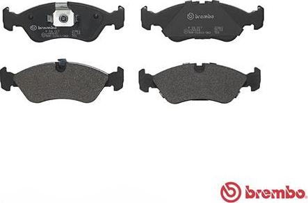 Brembo P 59 017 - Bremžu uzliku kompl., Disku bremzes www.autospares.lv