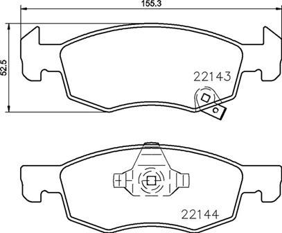 Brembo P59084N - Bremžu uzliku kompl., Disku bremzes www.autospares.lv