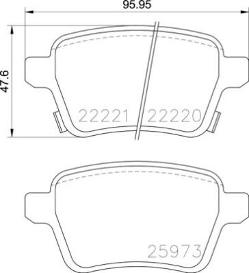 Brembo P 59 086 - Bremžu uzliku kompl., Disku bremzes www.autospares.lv