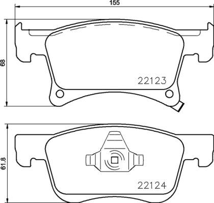 Brembo P 59 083 - Bremžu uzliku kompl., Disku bremzes www.autospares.lv