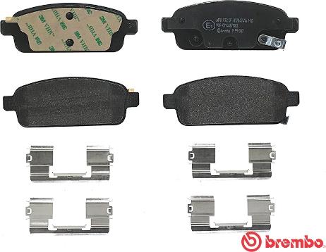 Brembo P 59 087 - Bremžu uzliku kompl., Disku bremzes www.autospares.lv