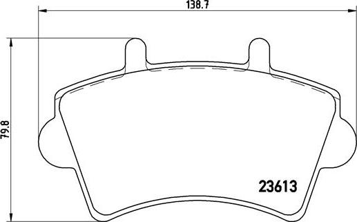 Brembo P 59 039 - Bremžu uzliku kompl., Disku bremzes autospares.lv