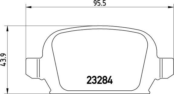 Brembo P 59 037 - Brake Pad Set, disc brake www.autospares.lv