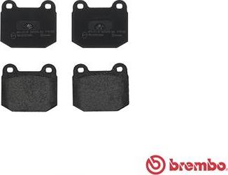 Brembo P 59 025 - Bremžu uzliku kompl., Disku bremzes www.autospares.lv