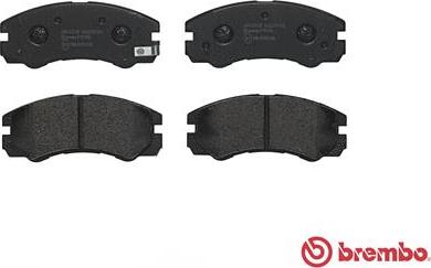 Brembo P 59 020 - Bremžu uzliku kompl., Disku bremzes www.autospares.lv