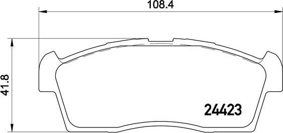 Brembo P54049N - Bremžu uzliku kompl., Disku bremzes www.autospares.lv