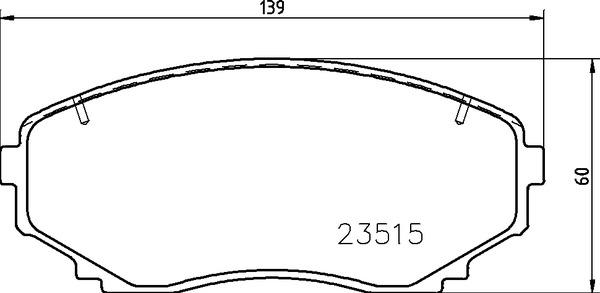 Brembo P54059N - Тормозные колодки, дисковые, комплект www.autospares.lv