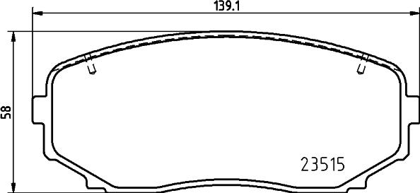 Brembo P 54 060 - Тормозные колодки, дисковые, комплект www.autospares.lv