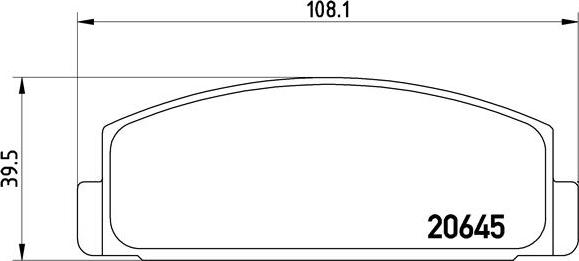 Brembo P 54 003 - Bremžu uzliku kompl., Disku bremzes www.autospares.lv