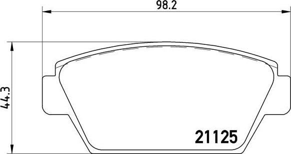 Brembo P 54 010 - Bremžu uzliku kompl., Disku bremzes autospares.lv