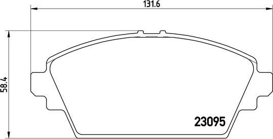 Brembo P 56 044 - Bremžu uzliku kompl., Disku bremzes autospares.lv