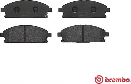 Brembo P 56 040 - Bremžu uzliku kompl., Disku bremzes www.autospares.lv