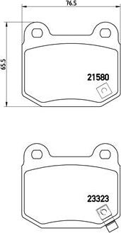 Brembo P 56 048 - Brake Pad Set, disc brake www.autospares.lv