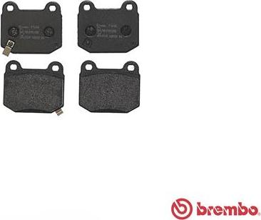 Brembo P 56 048 - Bremžu uzliku kompl., Disku bremzes www.autospares.lv