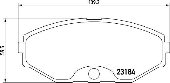 Brembo P 56 052 - Тормозные колодки, дисковые, комплект www.autospares.lv