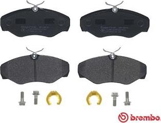 Brembo P 56 061 - Bremžu uzliku kompl., Disku bremzes autospares.lv