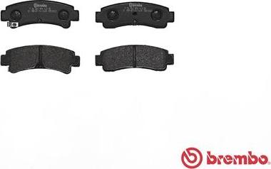 Brembo P 56 063 - Bremžu uzliku kompl., Disku bremzes autospares.lv