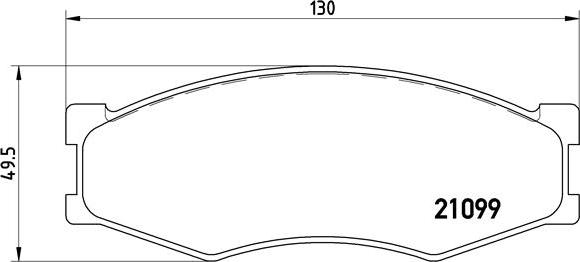 Brembo P 56 014 - Bremžu uzliku kompl., Disku bremzes autospares.lv