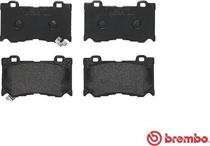 Brembo P 56 089 - Bremžu uzliku kompl., Disku bremzes www.autospares.lv